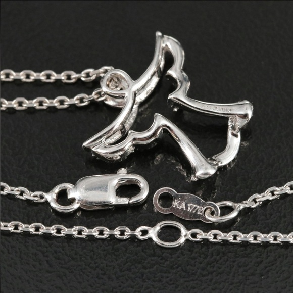 Sterling diamond angel necklace - Picture 4 of 4